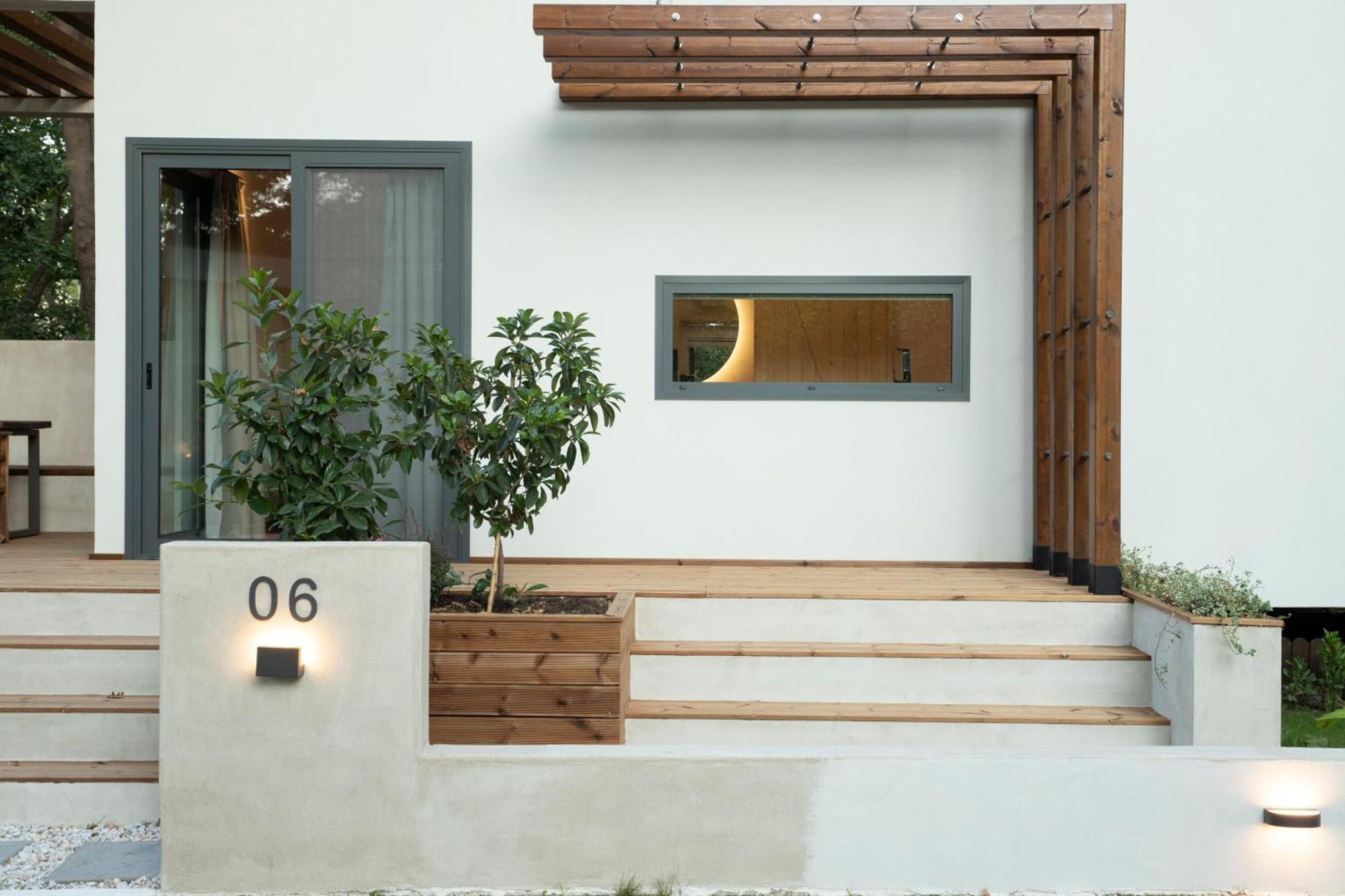 Gkaras Campsite & Apartments 렙토카리아 외부 사진