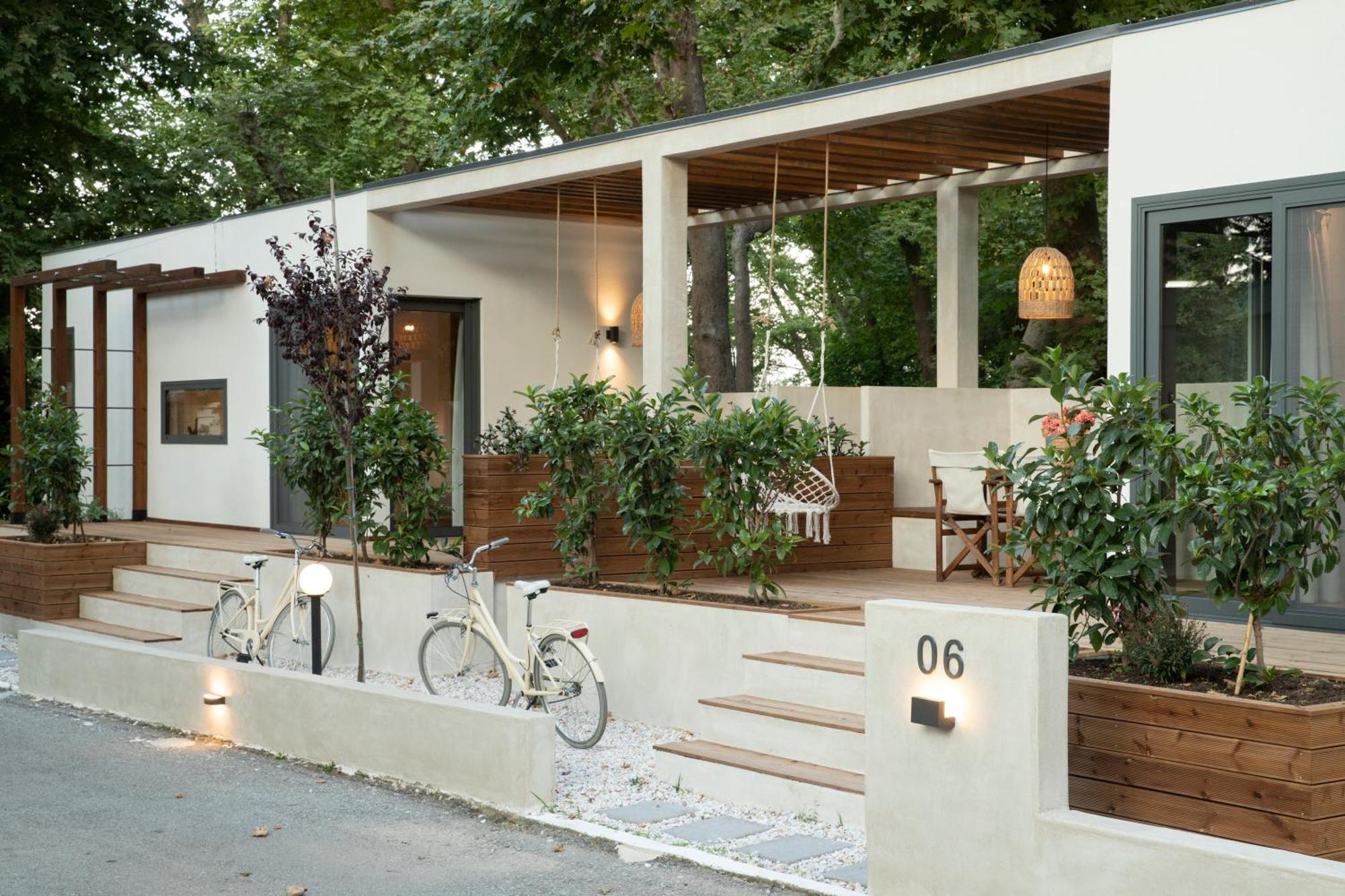Gkaras Campsite & Apartments 렙토카리아 외부 사진